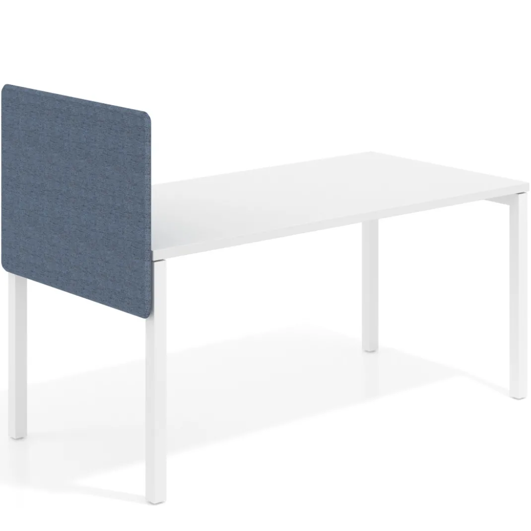Separador para mesa individual lateral fijo tapizado PET
