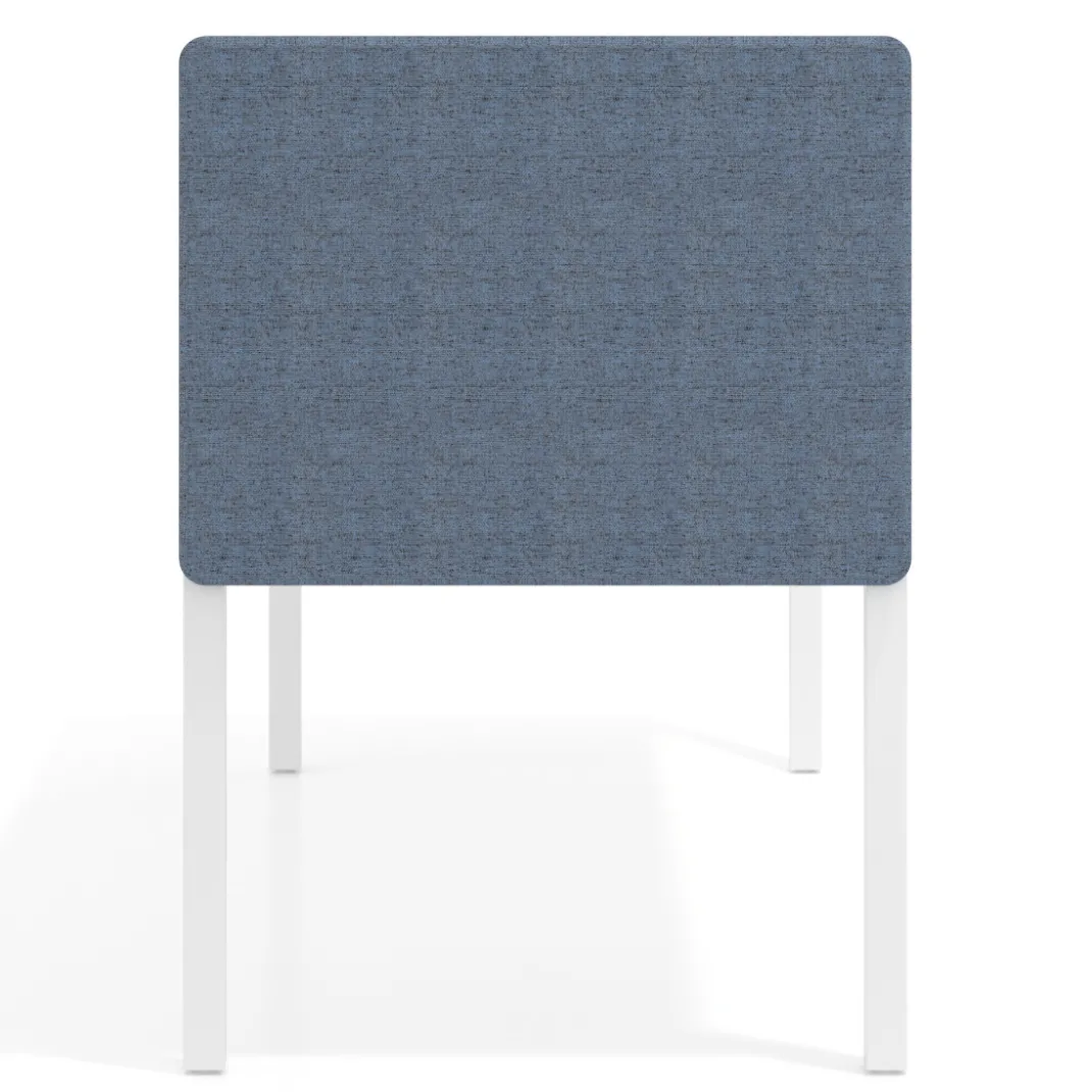 Separador para mesa individual lateral fijo tapizado PET