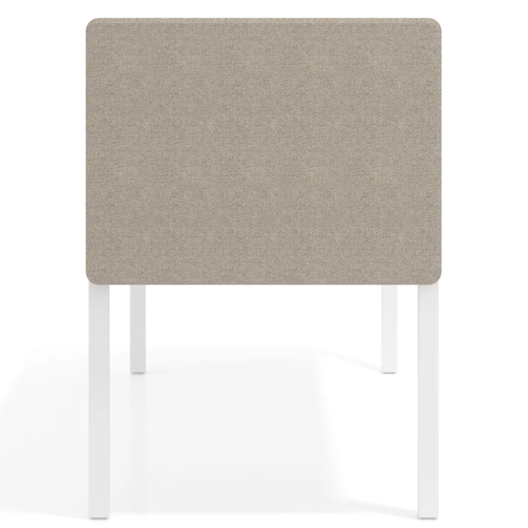 Separador para mesa individual lateral móvil tapizado PET