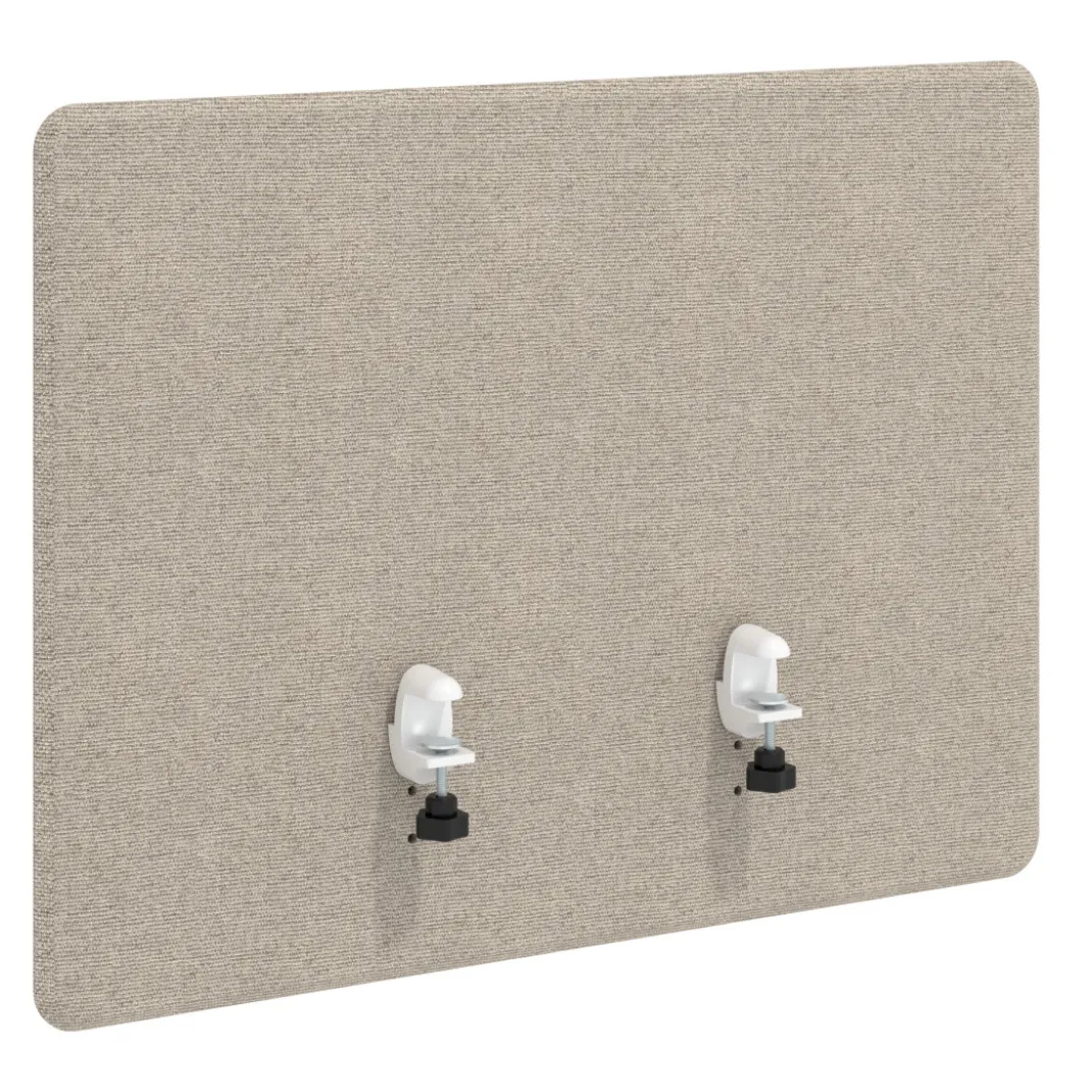 Separador para mesa individual lateral móvil tapizado PET