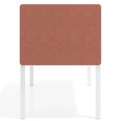 Separador para mesa individual lateral móvil tapizado PET