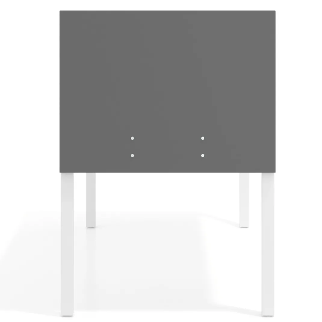 Separador para mesa individual lateral fijo en melamina