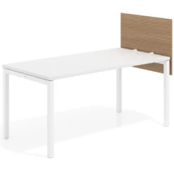 Separador para mesa individual lateral móvil en melamina