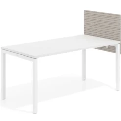 Separador para mesa individual lateral fijo en melamina