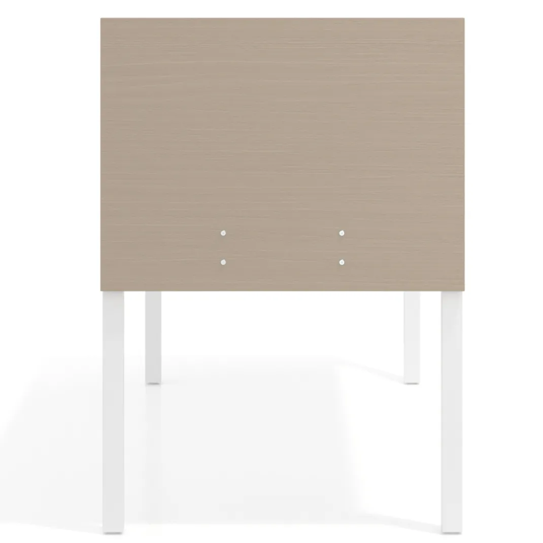 Separador para mesa individual lateral fijo en melamina