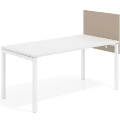 Separador para mesa individual lateral fijo en melamina