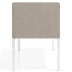 Separador para mesa individual lateral fijo tapizado PET