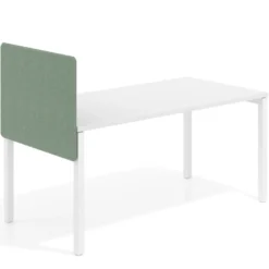 Separador para mesa individual lateral fijo tapizado PET