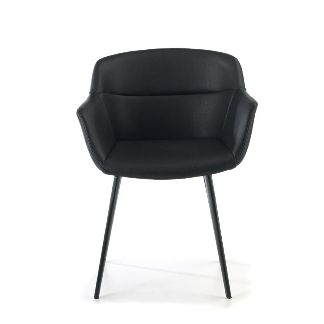 Silla confidente Anne, 4 patas Ecopiel