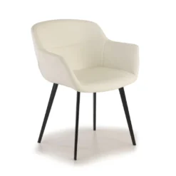 Silla confidente Anne, 4 patas Ecopiel