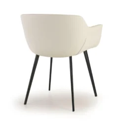 Silla confidente Anne, 4 patas Ecopiel