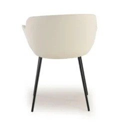 Silla confidente Anne, 4 patas Ecopiel