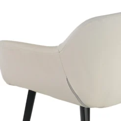 Silla confidente Anne, 4 patas Ecopiel