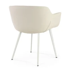 Silla confidente Anne, 4 patas Ecopiel