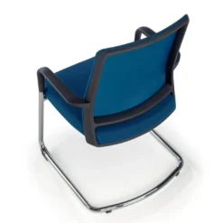 Silla confidente Dante patín, respaldo ergonómico red