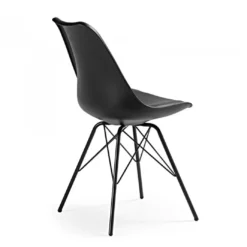 Silla confidente de diseño Nordic, patas de Metal
