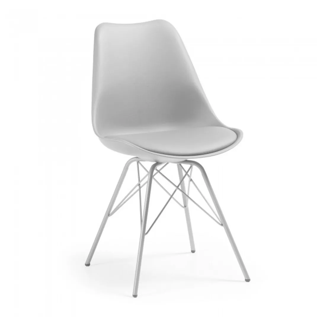 Silla confidente de diseño Nordic, patas de Metal