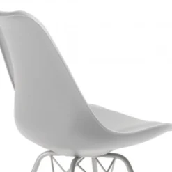 Silla confidente de diseño Nordic, patas de Metal
