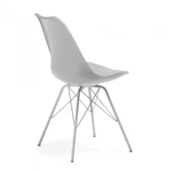 Silla confidente de diseño Nordic, patas de Metal