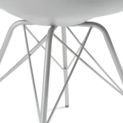 Silla confidente de diseño Nordic, patas de Metal