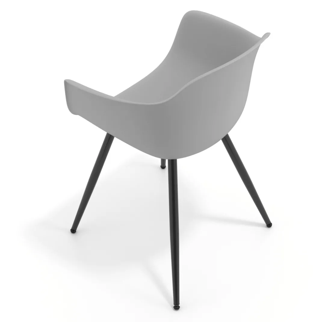 Silla Confidente Elisa, 4 Patas, diseño envolvente