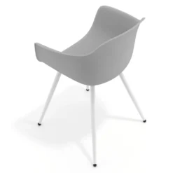 Silla Confidente Elisa, 4 Patas, diseño envolvente