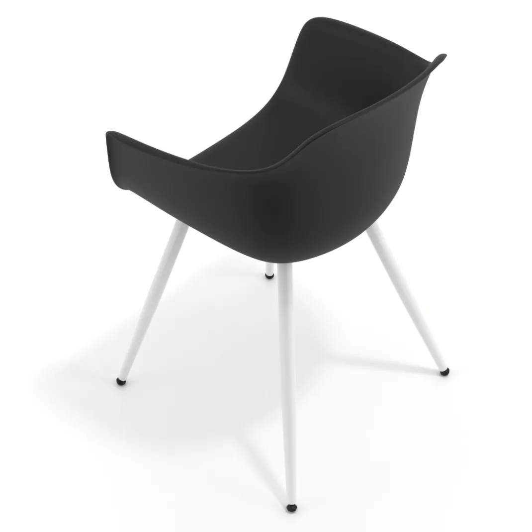 Silla Confidente Elisa, 4 Patas, diseño envolvente
