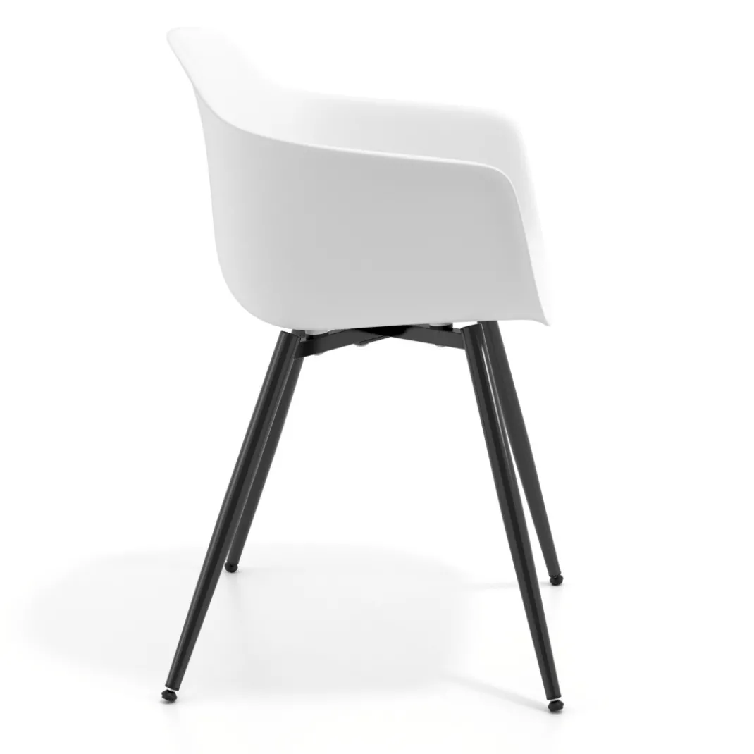 Silla Confidente Elisa, 4 Patas, diseño envolvente