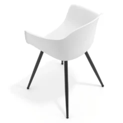 Silla Confidente Elisa, 4 Patas, diseño envolvente