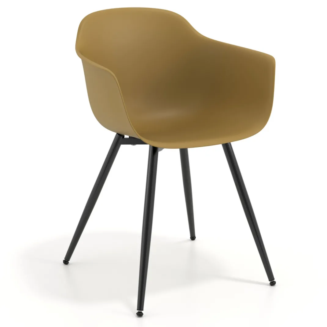 Silla Confidente Elisa, 4 Patas, diseño envolvente