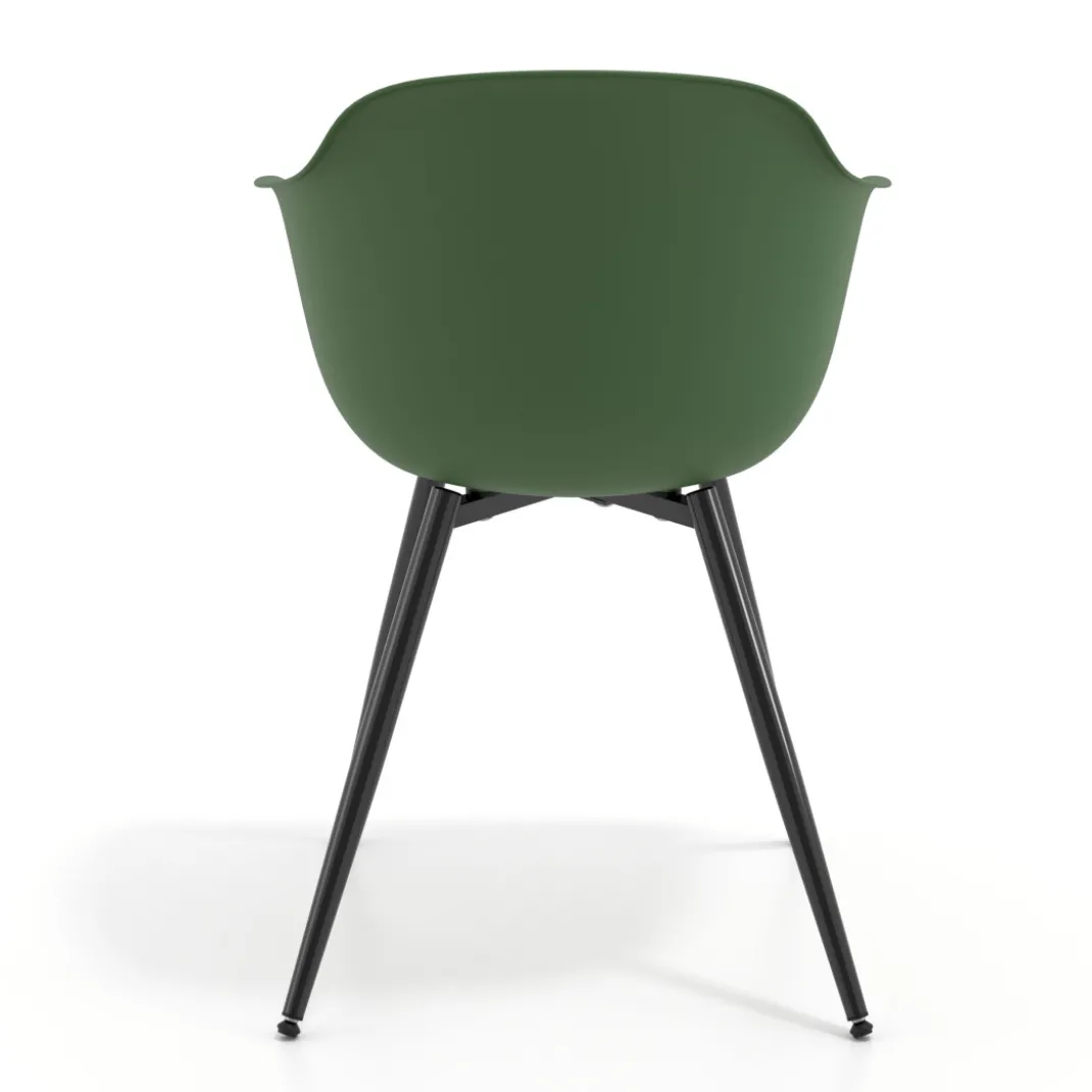 Silla Confidente Elisa, 4 Patas, diseño envolvente