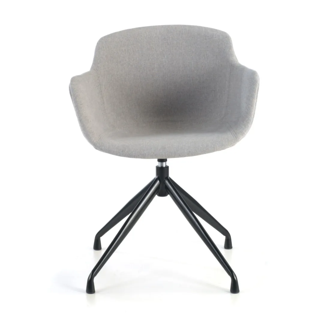 Silla confidente Ivonne Giratoria Asiento Tapizado
