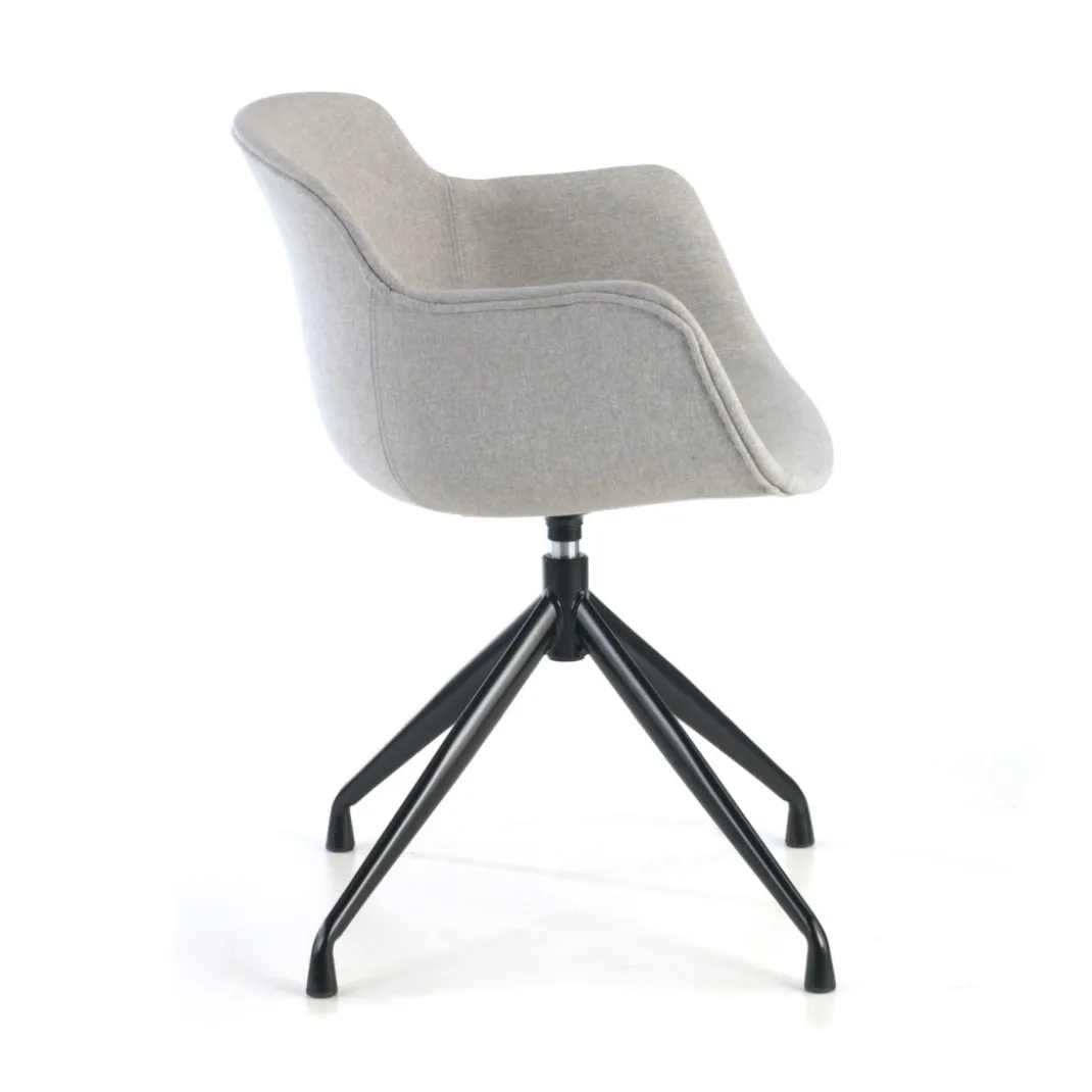 Silla confidente Ivonne Giratoria Asiento Tapizado