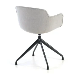 Silla confidente Ivonne Giratoria Asiento Tapizado