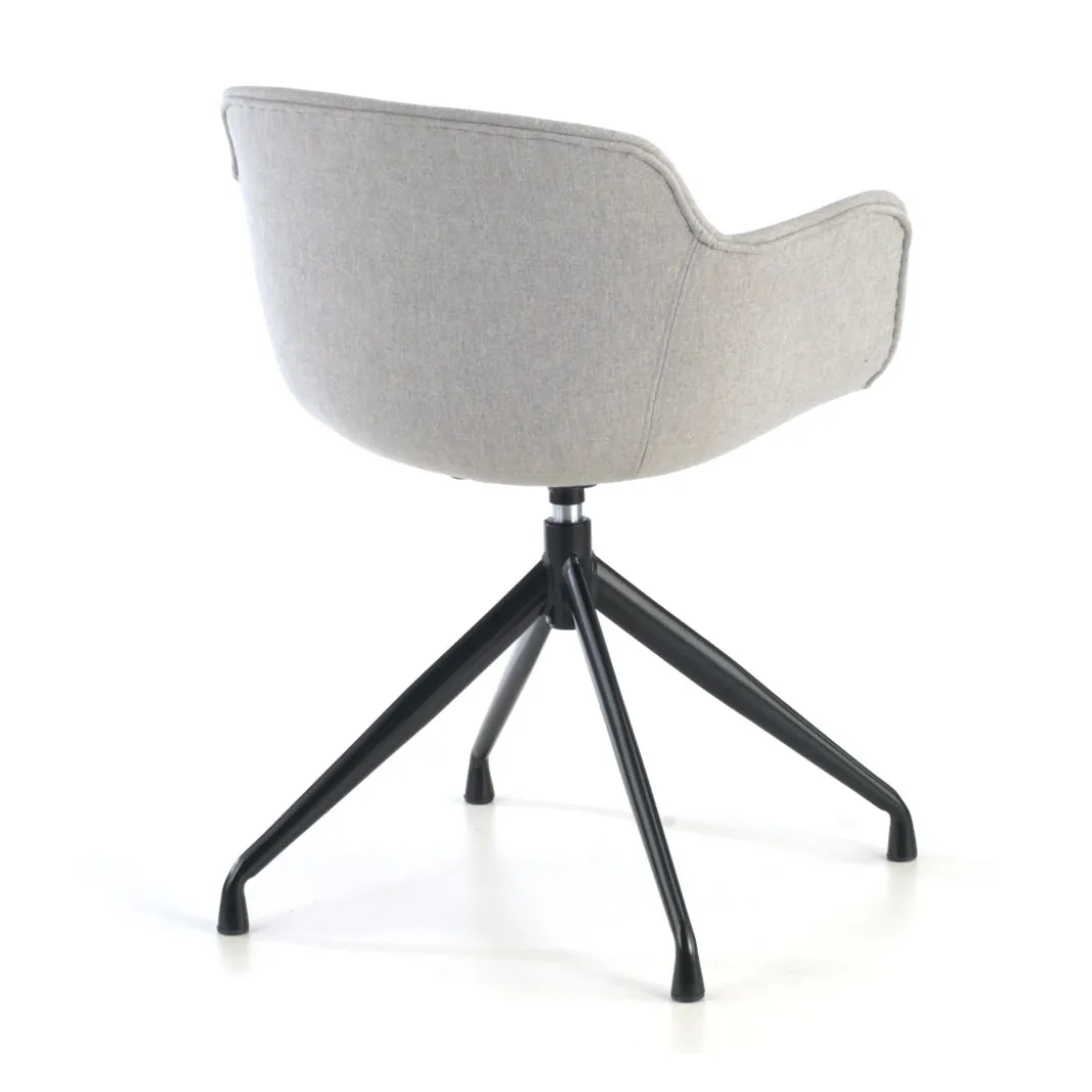 Silla confidente Ivonne Giratoria Asiento Tapizado
