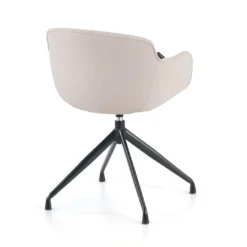 Silla confidente Ivonne Giratoria Asiento Tapizado