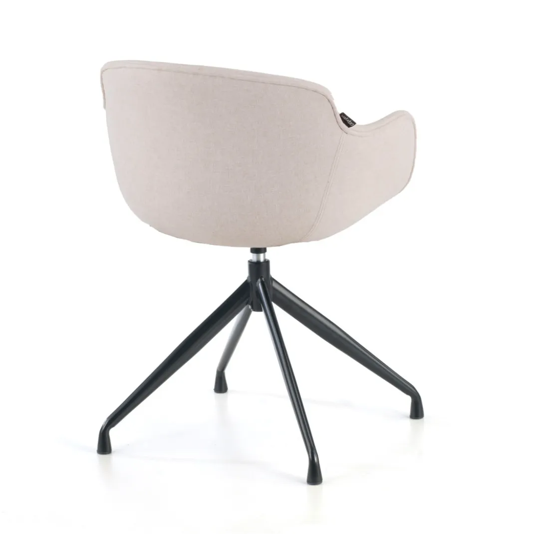 Silla confidente Ivonne Giratoria Asiento Tapizado