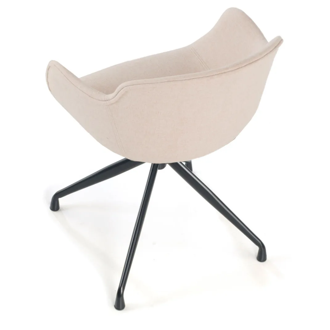 Silla confidente Ivonne Giratoria Asiento Tapizado