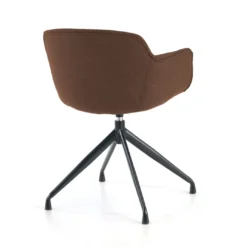 Silla confidente Ivonne Giratoria Asiento Tapizado