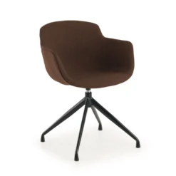 Silla confidente Ivonne Giratoria Asiento Tapizado