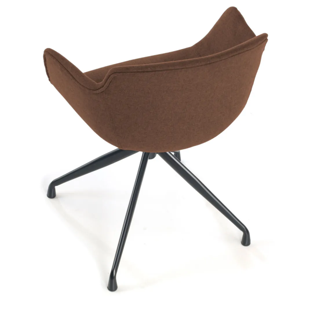 Silla confidente Ivonne Giratoria Asiento Tapizado