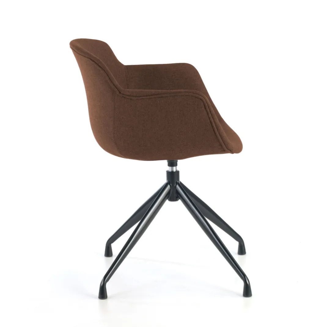 Silla confidente Ivonne Giratoria Asiento Tapizado