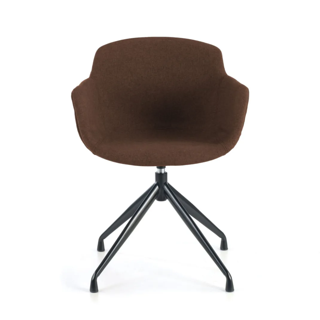 Silla confidente Ivonne Giratoria Asiento Tapizado