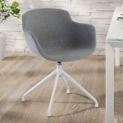 Silla confidente Ivonne Giratoria Asiento Tapizado