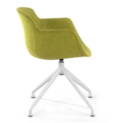 Silla confidente Ivonne Giratoria Asiento Tapizado