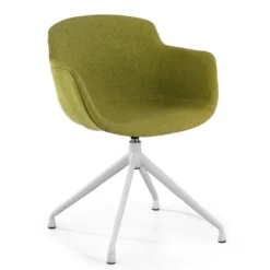 Silla confidente Ivonne Giratoria Asiento Tapizado