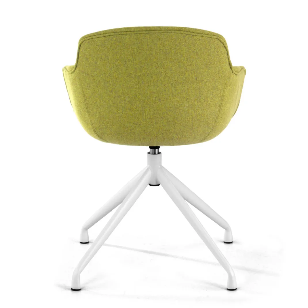 Silla confidente Ivonne Giratoria Asiento Tapizado