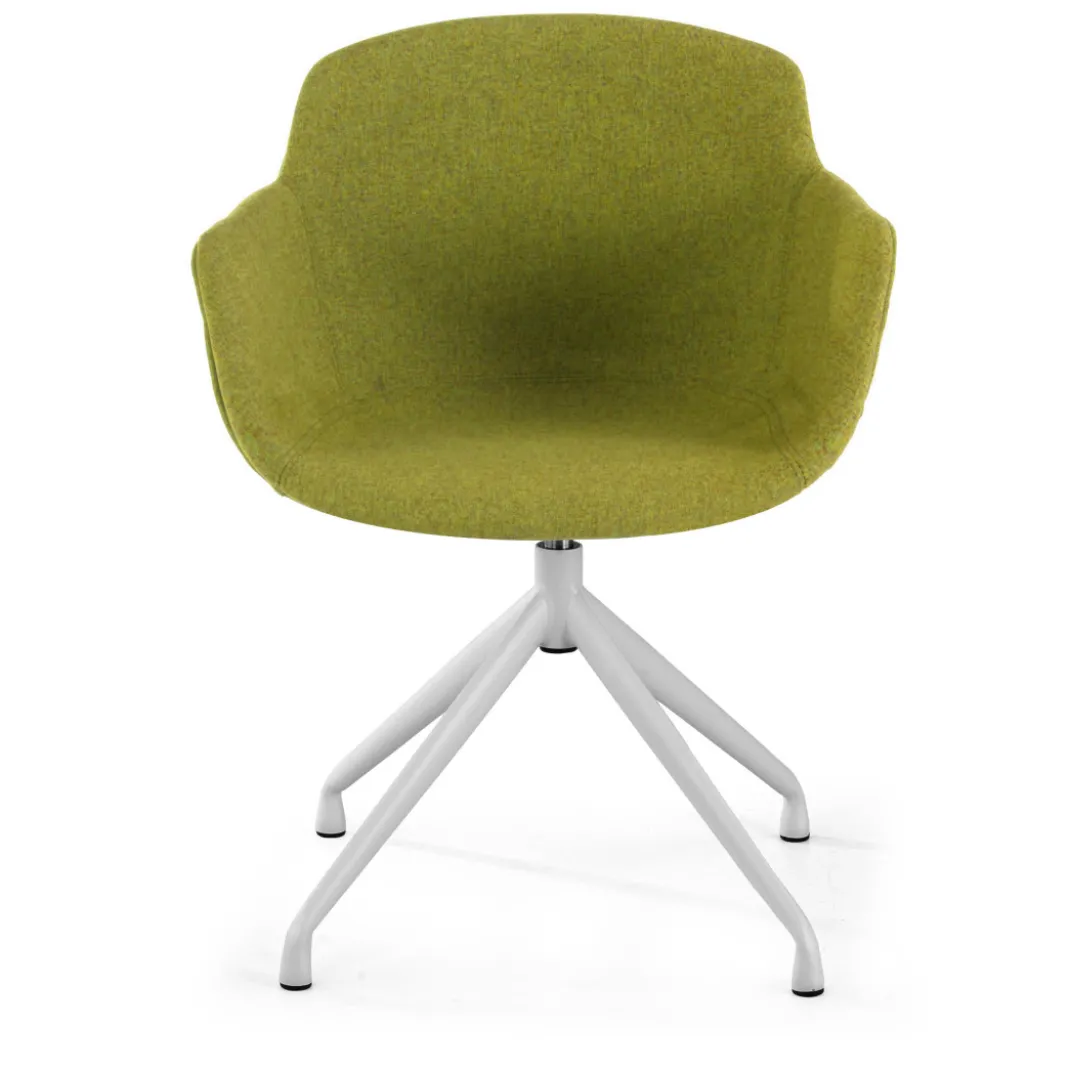Silla confidente Ivonne Giratoria Asiento Tapizado