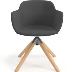 Silla confidente Ivonne Patas Madera Tapizado