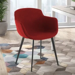 Silla confidente Ivonne, Patas, Estructura metálica, Tapizada
